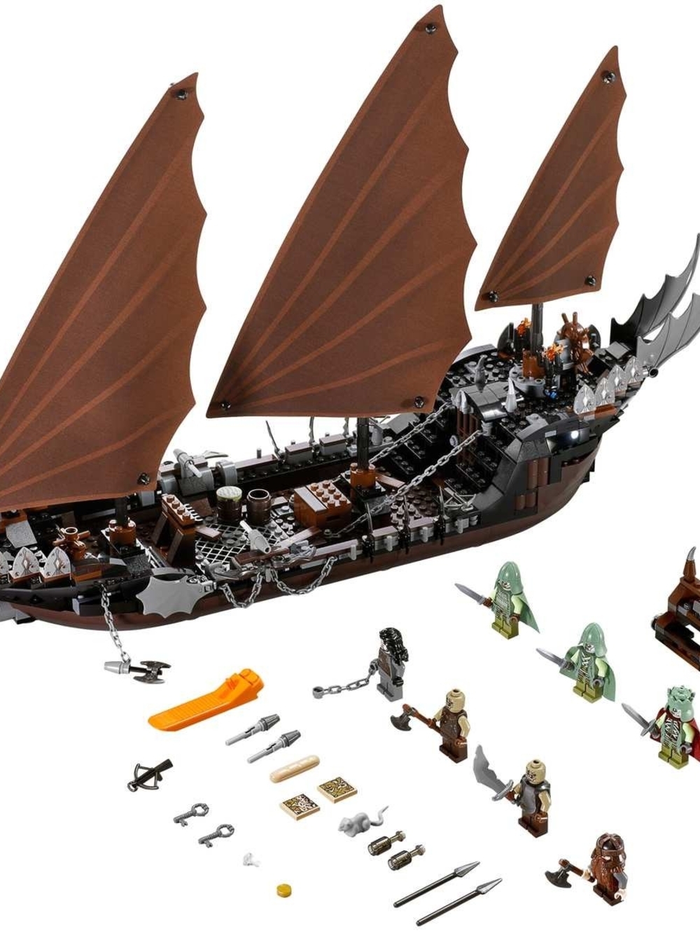 GENERIC Lord of the Rings Pirate Ship Ambush 79008 Complete Set 756 pcs | No Box